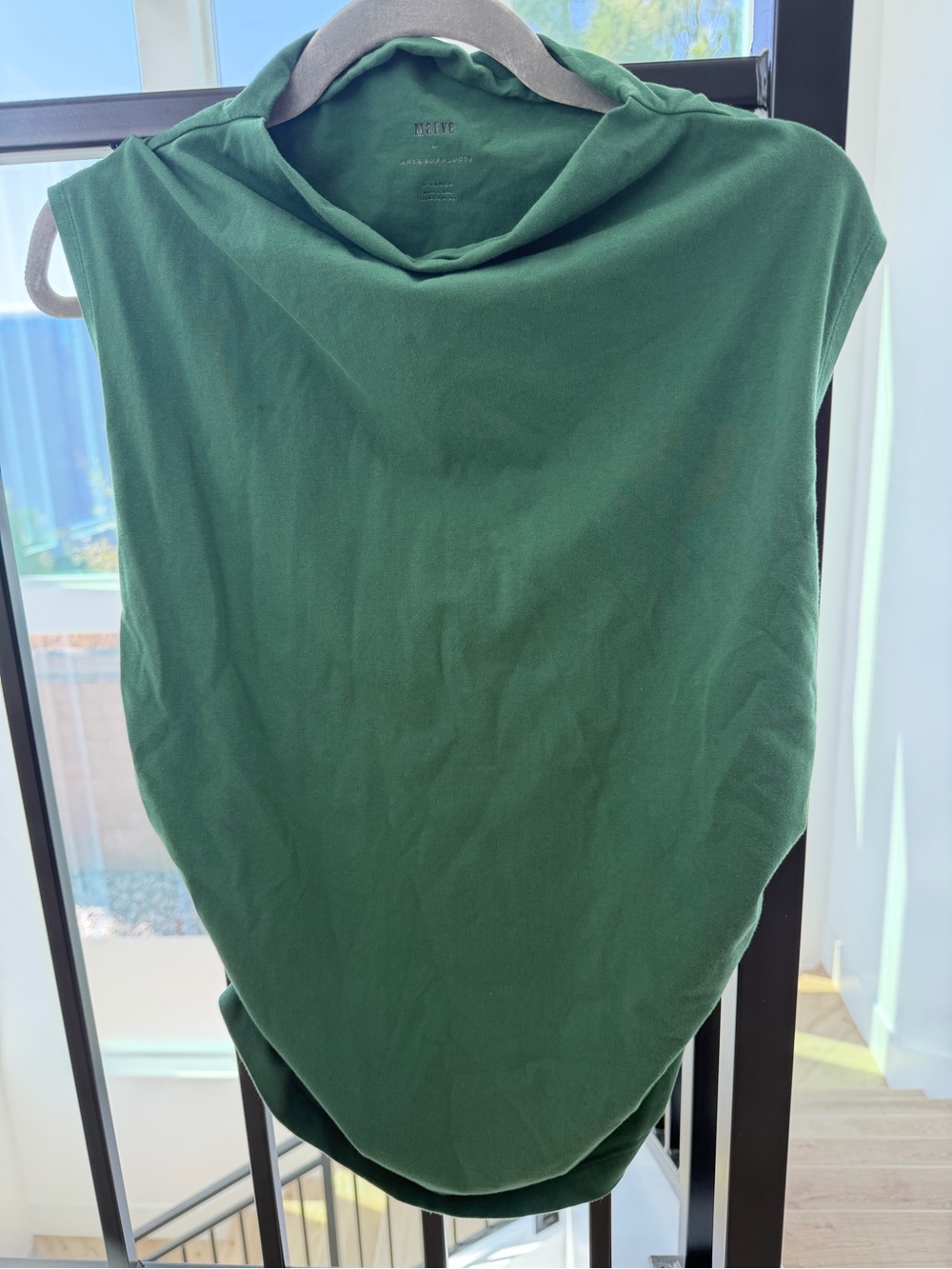 Sleeveless Tunic Top - Green